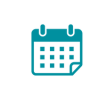 Calendar icon representing consistent routines.